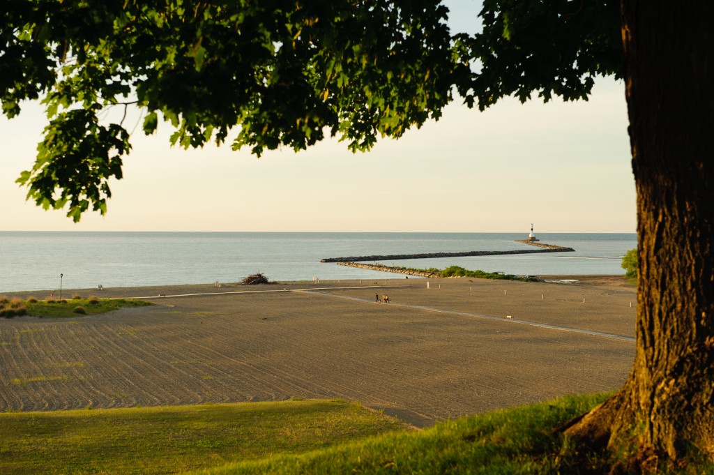 Conneaut Township Park's beach is one of the finest on the Great Lakes.