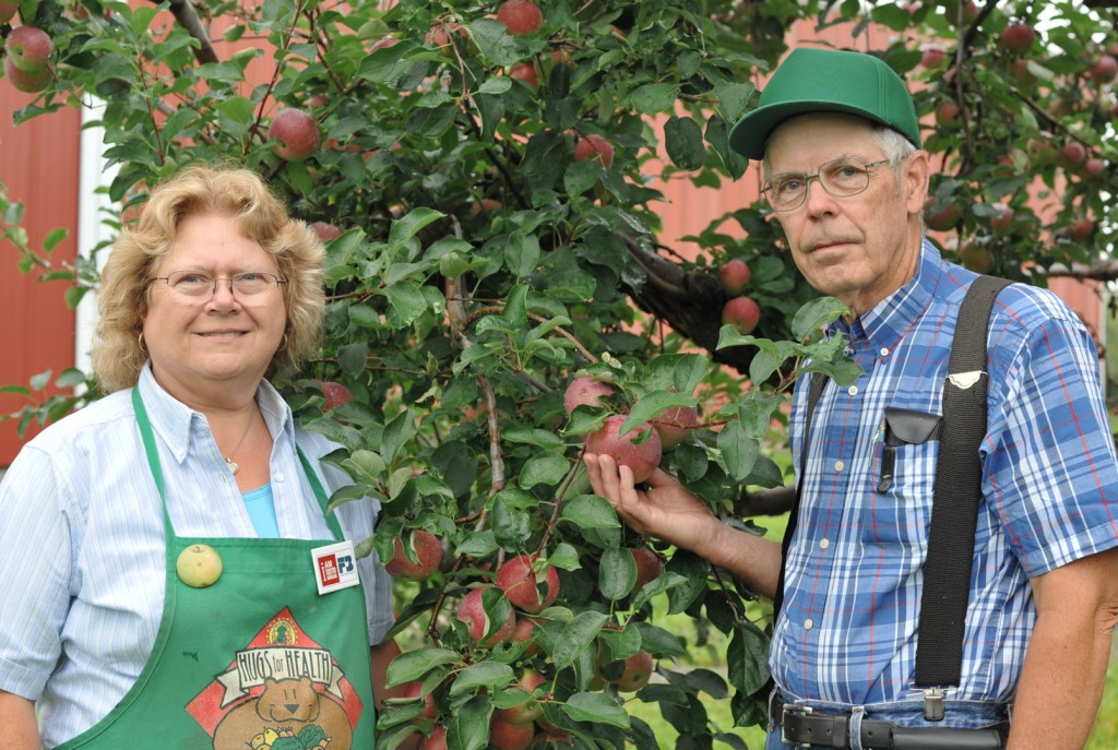 Don and Lynn Frank, owners of Cold Springs Orchard