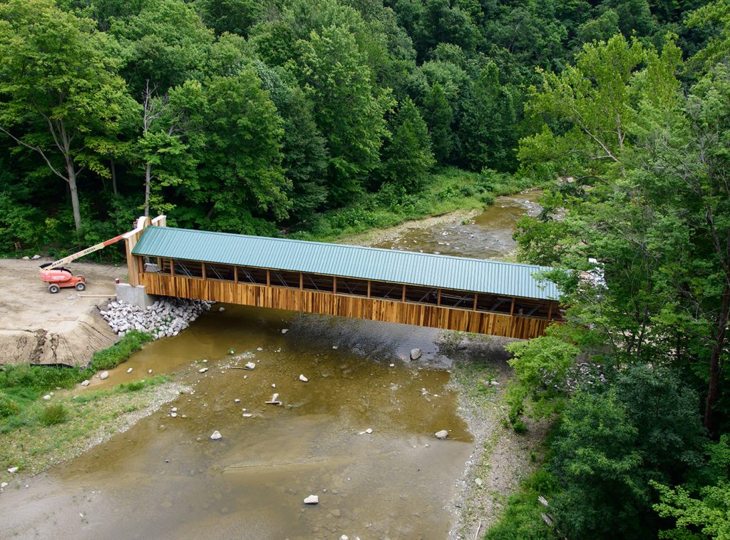 Under construction, August 2016. Portal work being completed.