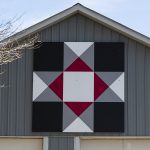 Ohio State barn quilt